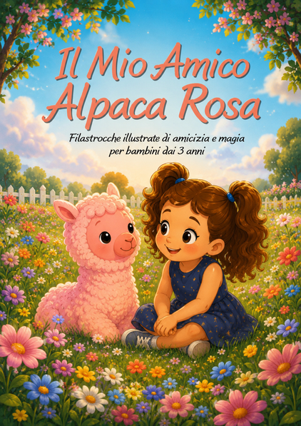 Copertina Il mio Amico Alpaca Rosa